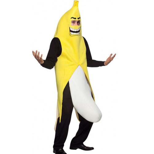 MABOOBIE - Men Cosplay Banana Costume Novelty Halloween Christmas Carnival Party