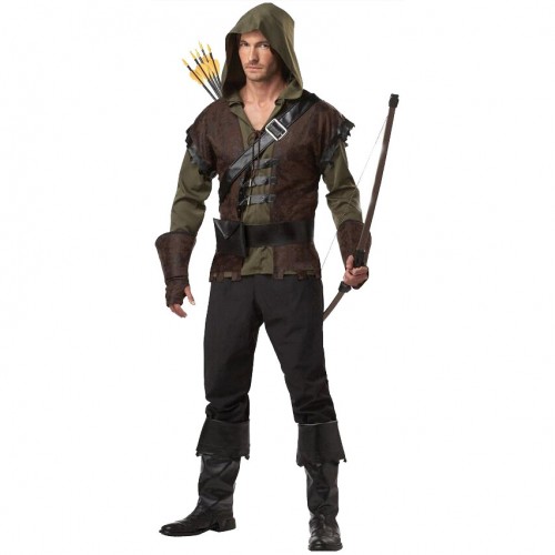 MABOOBIE - Mens Robin Hood Prince Of Thieves Peter Pan Fancy Dress Costume