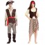 MABOOBIE - Pirate Captain Halloween Party Outfit Men Fancy Dress Costume