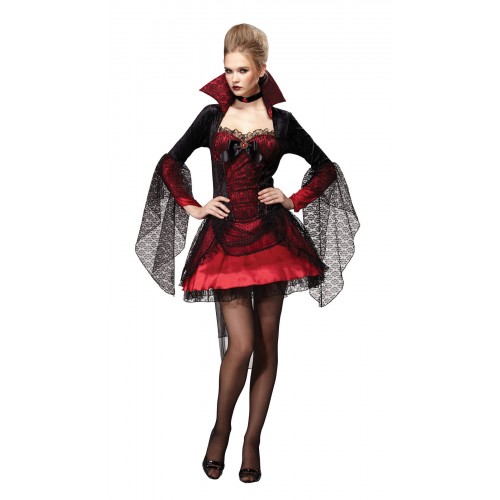 24E - Ladies Womens Halloween Vampiress Vampire