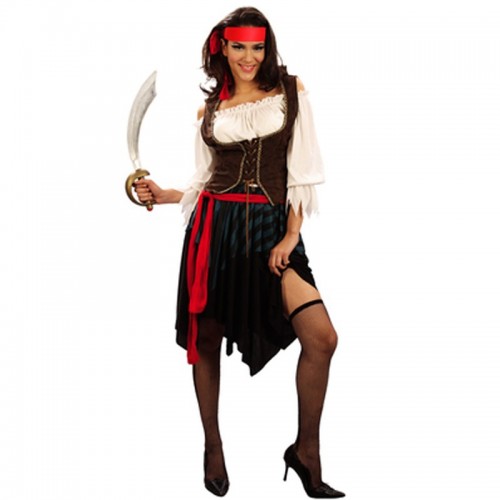 MABOOBIE - Pirate Halloween Party Outfit Womens Fancy Dress Costume