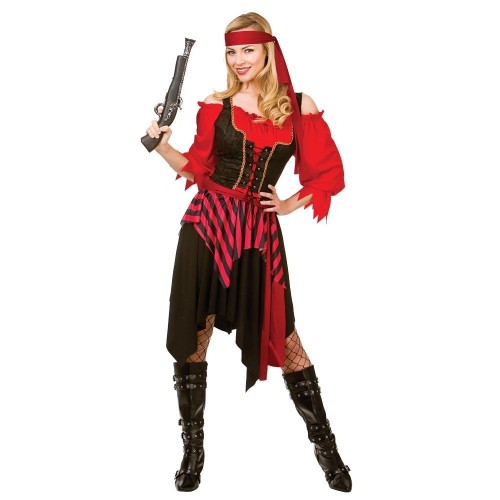 WICKED - Women's Adults Fancy Dress Shipwrecked Pirate Costume