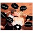 OEM - 10 Pcs Photo Booth Prop DIY Bubble Speech Chalk Board Wedding Party