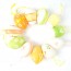 OEM - 24 Pcs Plastic Easter Egg Decoration Supplies Clorful