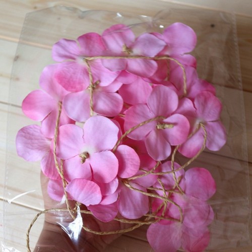 LX - Hand Made Party Mariage Decorative Crafts Flowers Pink