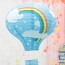 LX - Hanging Hot Air Balloon Paper Lantern Party Decorations Red