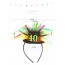 OEM - Happy Birthday Headband Celebration Colorful Feather Child Adult Hat Shape 40