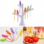 OEM - Party Supplies Fruit Dessert Cake Decor Tree Bird Plastic Salad Forks