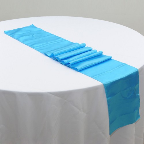 KDEAM - Satin Table Runner Wedding Venue Decorations Party E