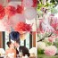 AURELIA - \Wedding Party  Birthday Tissue Paper Pom Poms Flower Balls Décor Red