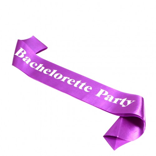 OEM - Wedding Sash Party Decoration Purple Bachelorette Party