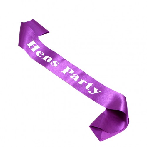 OEM - Wedding Sash Party Decoration Purple Hens Party