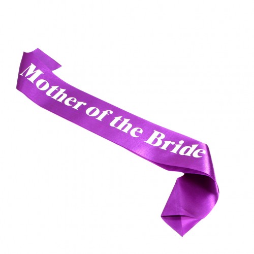 OEM - Wedding Sash Party Decoration Purple Mother Of The Bride