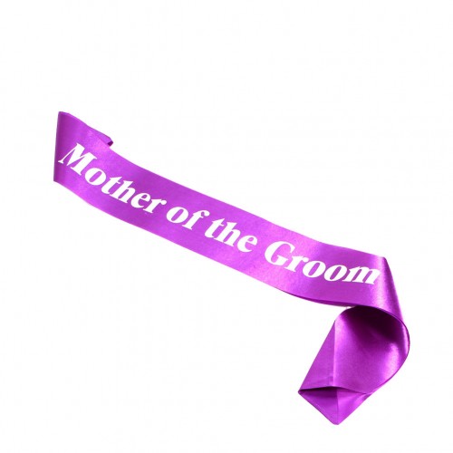 OEM - Wedding Sash Party Decoration Purple Mother Of The Groom