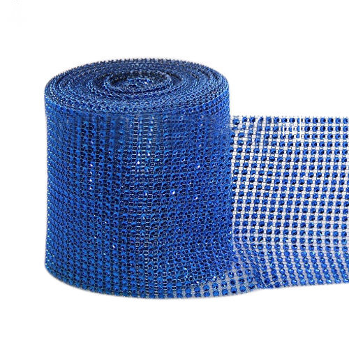 easyshopping66us - Yard Fascinating Mesh Sparkle Ribbon Party Decor Blue