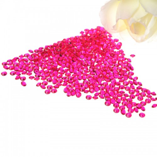 TN - Diamond Table Confetti Wedding Crystal Scatter Decoration Acrylic Gem Rose