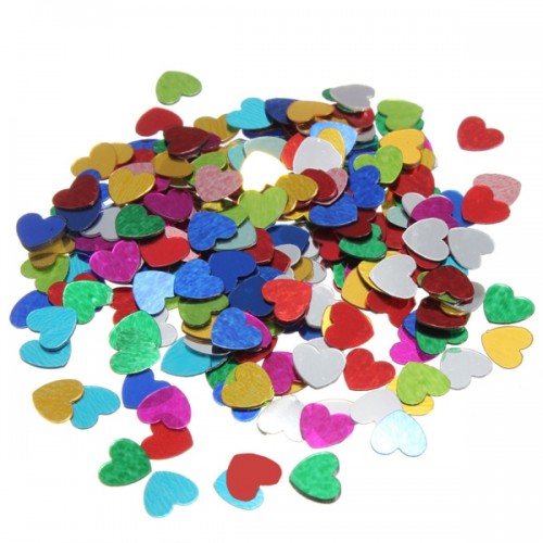 SHINE - Multi-Color Romance Sparkle Love Heart Wedding Party Confetti Table Decoration Supplies