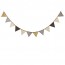 OEM - 3.2m 12flags Fabric Bunting Party Decoration Coffee
