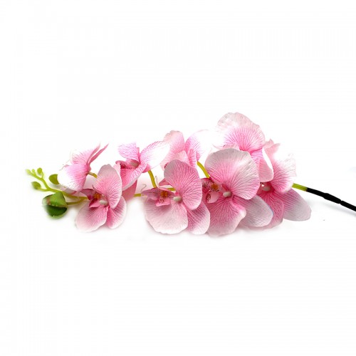 WISHMADE - Artificial Butterfly Orchid Silk Flower Home Wedding Party Decor Phalaenopsis Pink