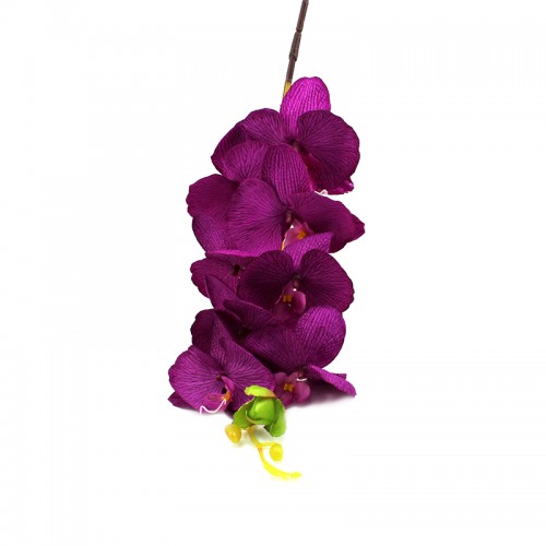 WISHMADE - Artificial Butterfly Orchid Silk Flower Home Wedding Party Decor Phalaenopsis Purple