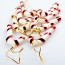 WISHMADE - 6 X Color Christmas Candy Cane Ornaments Party Xmas Tree Hanging Decoration