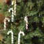 WISHMADE - 6 X Color Christmas Candy Cane Ornaments Party Xmas Tree Hanging Decoration