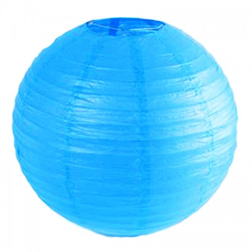 VAKIND - 50cm 20 Inch Round Chinese Paper Lantern For Birthday Wedding Party Decoration Gift Craft Blue