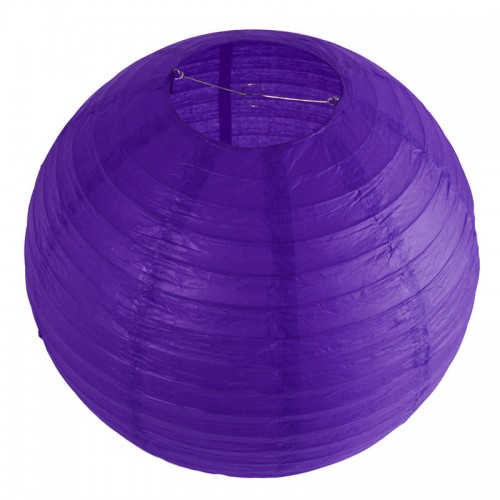 VAKIND - 50cm 20 Inch Round Chinese Paper Lantern For Birthday Wedding Party Decoration Gift Craft Purple