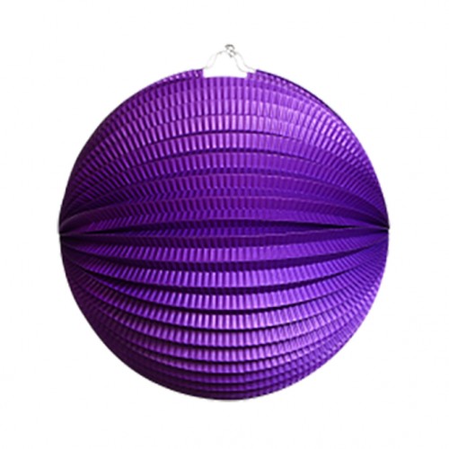 VAKIND - 19Cm Accordion Paper Lanterns Purple