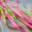 VAKIND - 30 Pcs Handmade Ribbon And Lace Twirling Streamers Wedding Favor Confetti Sticks