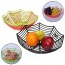 LAIMI - Plastic Spider Web Net Plate Fruits Candy Basket Bowl Halloween Party Decor Green