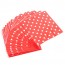 AURELIA - 20 Pcs Red Polka Dot Paper Napkins Tableware Serviettes Dinner Napery Xmas Party