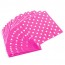 AURELIA - 20 Pcs Rose Red Polka Dot Paper Napkins Tableware Serviettes Dinner Napery Party