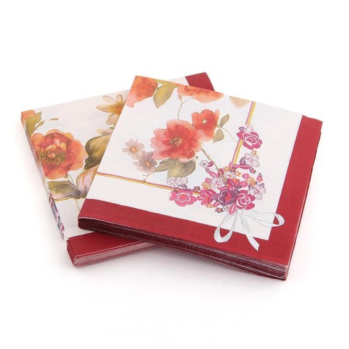 AURELIA - Colorful Party Paper Napkin Square Printed Serviettes Party Tableware 33x33cm