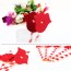 DODO - Red Color Paper Red Lips Stickers For Food Drink Picks Or Straws 200 Pcs Lot