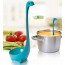 LX - 1 X Long Handle Nessie Soup Ladle Vertical Plastic Spoon Loch Ness Monster Spoons Blue