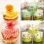 CHARM - 50 Pcs Xmas Paper Cake Cup Cupcake Cases Baking Muffin Dessert Party Colorful