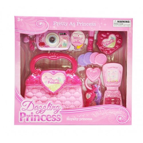 LX - Cute Girls Makeup Set Camera Bag Phone Kid Simulation Dressing Jewelry