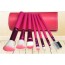 OURLOVE - Daily Party Brushes Make Up 7 Set Brush Leather Brush Cup Case Makeup Set Cosmetic