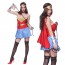 MABOOBIE - Ladies Womens Sexy Superwoman Superhero Fancy Dress Wonder Party Costume