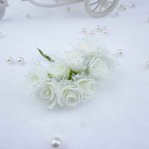 ENDLESS LOVE - Real Touch Mini 2cm Eva Foam Artificial Flowers For Wedding Decoration