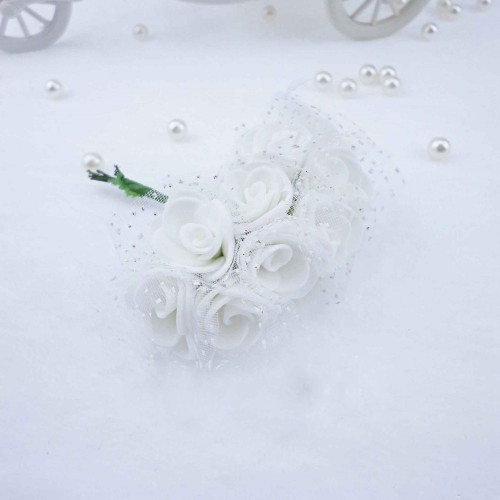 ENDLESS LOVE - Real Touch Mini 2cm Eva Foam Artificial Flowers For Wedding Decoration