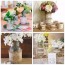 FENGRISE - Burlap Ribbon 5M Vintage Wedding Centerpieces Decoration