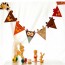 OEM - 1 Set Paper Tri-Angle Garland Cartoon Animal Banner Shower Party