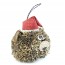 OEM - Dog Xmas Tree Decoration Recycled Paper Dog In Santa Hat