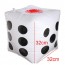 OEM - 32 Cm Inflatable Cube Dice Casino Poker Party Decorations Beach Toy