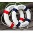 TN - Decoration Mediterranean Style Nautical Decor Swim Ring Crafts Blue