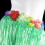 LX - Green Artificial Grass Skirt With Flower For Luaus Beach Party Decoration