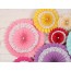 LX - 15 Cm Fans Party Wedding Birthday Hanging Decoration Red