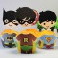 LX - 24 Pcset Avengers Paper Cupcake Birthday Party Decoration Robin